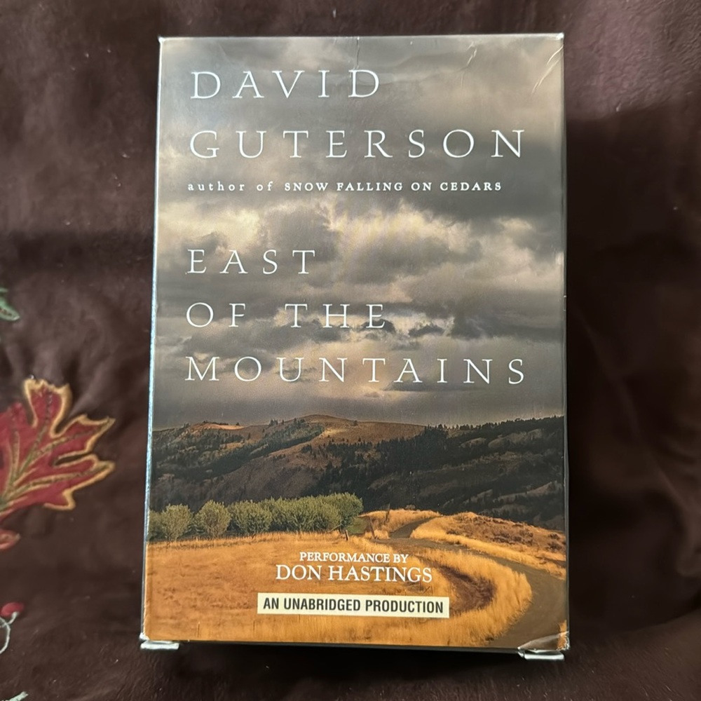 Audio book East of the Mountains set EUC